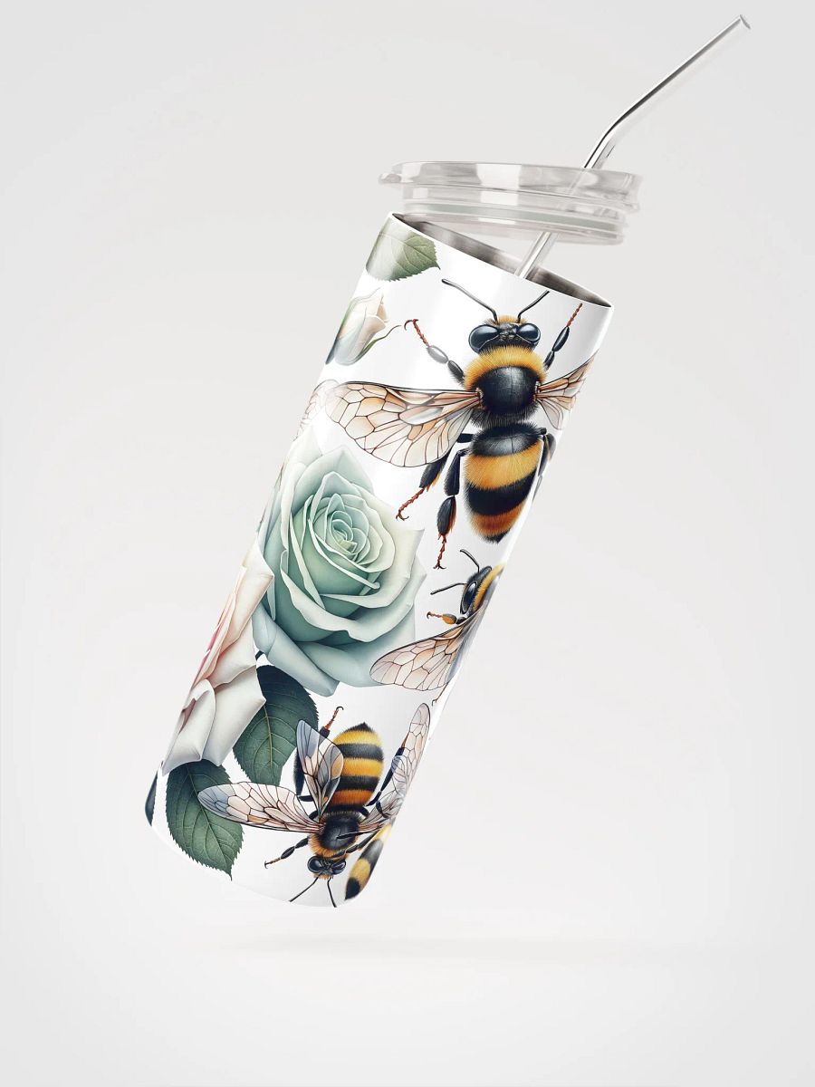 Buzzing Rose Garden Stainless Steel Tumbler product image (3)