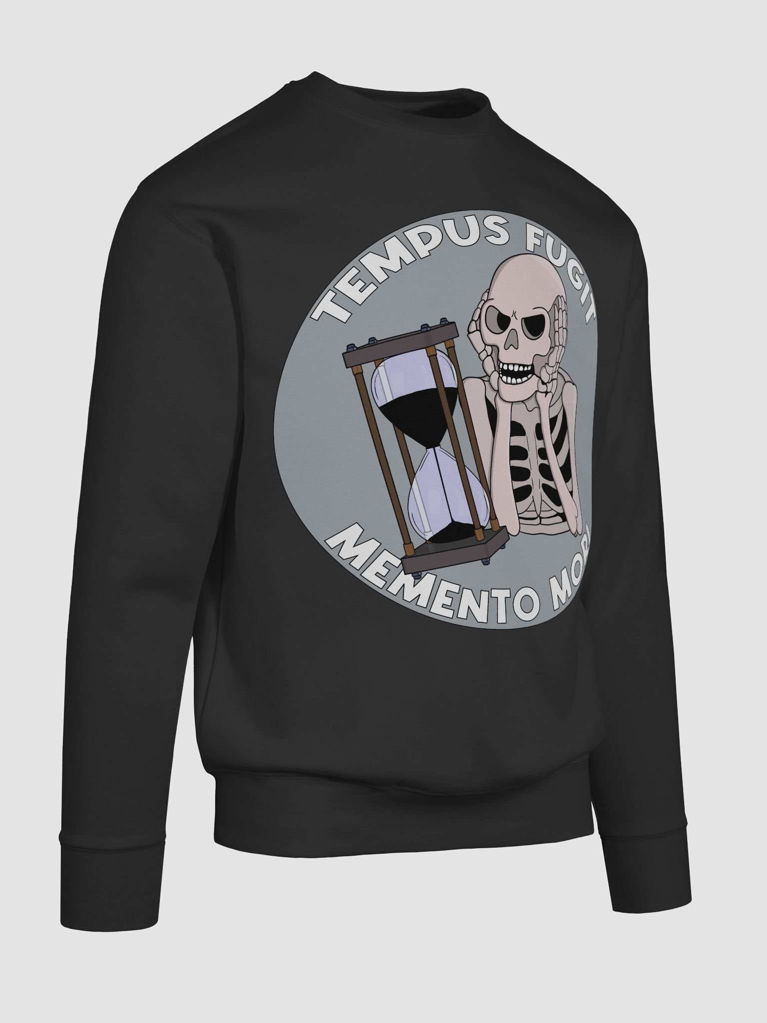 Tempus Fugit Skeleton Memento Mori Hourglass product image (10)