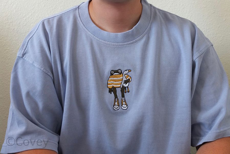 Frog Holding Goose Tee product image (2)