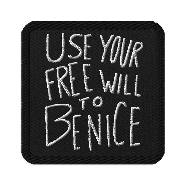 Be Nice Rectangular Patch product image (1)
