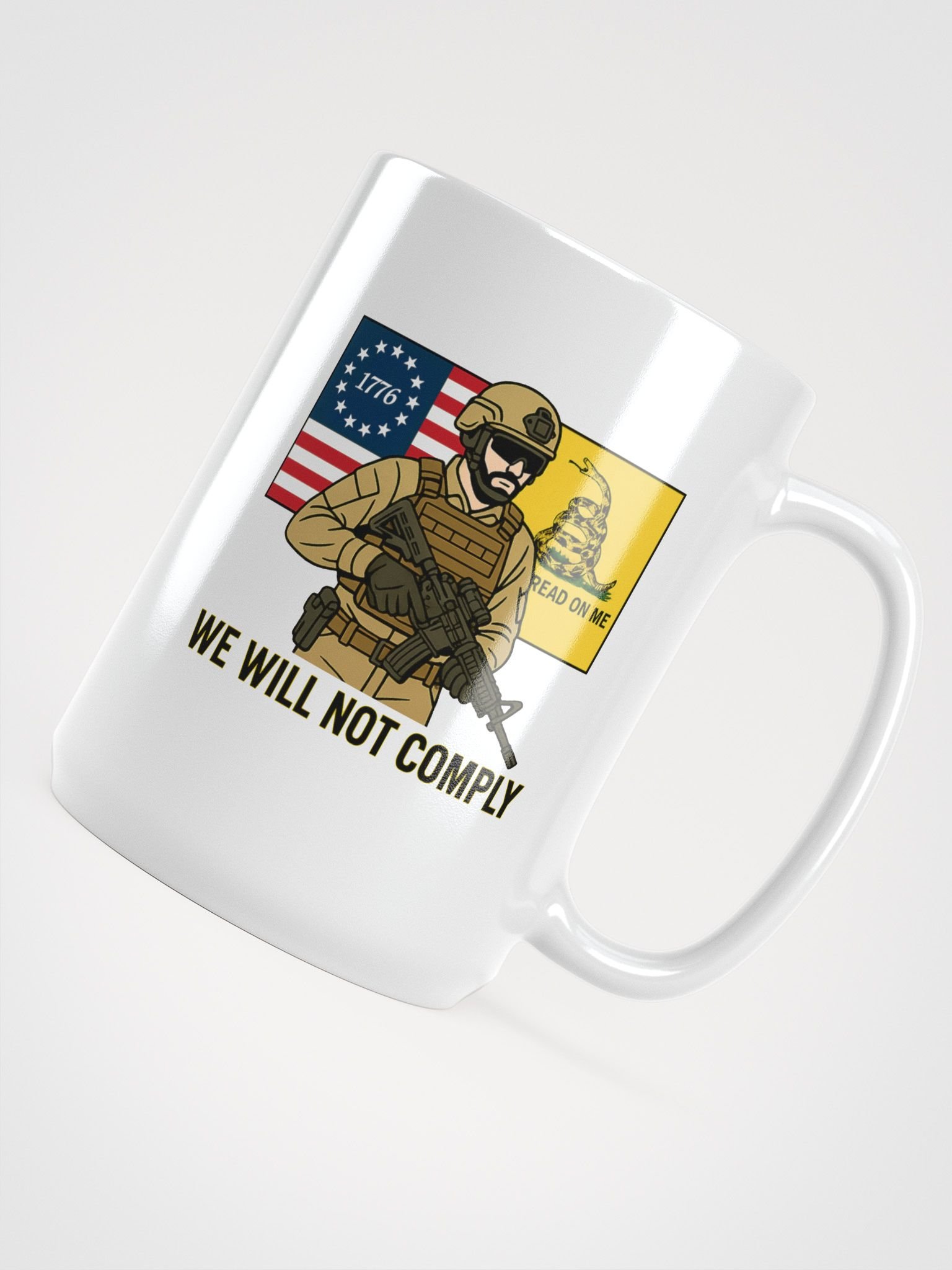 WE WILL NOT COMPLY MUG product image (4)