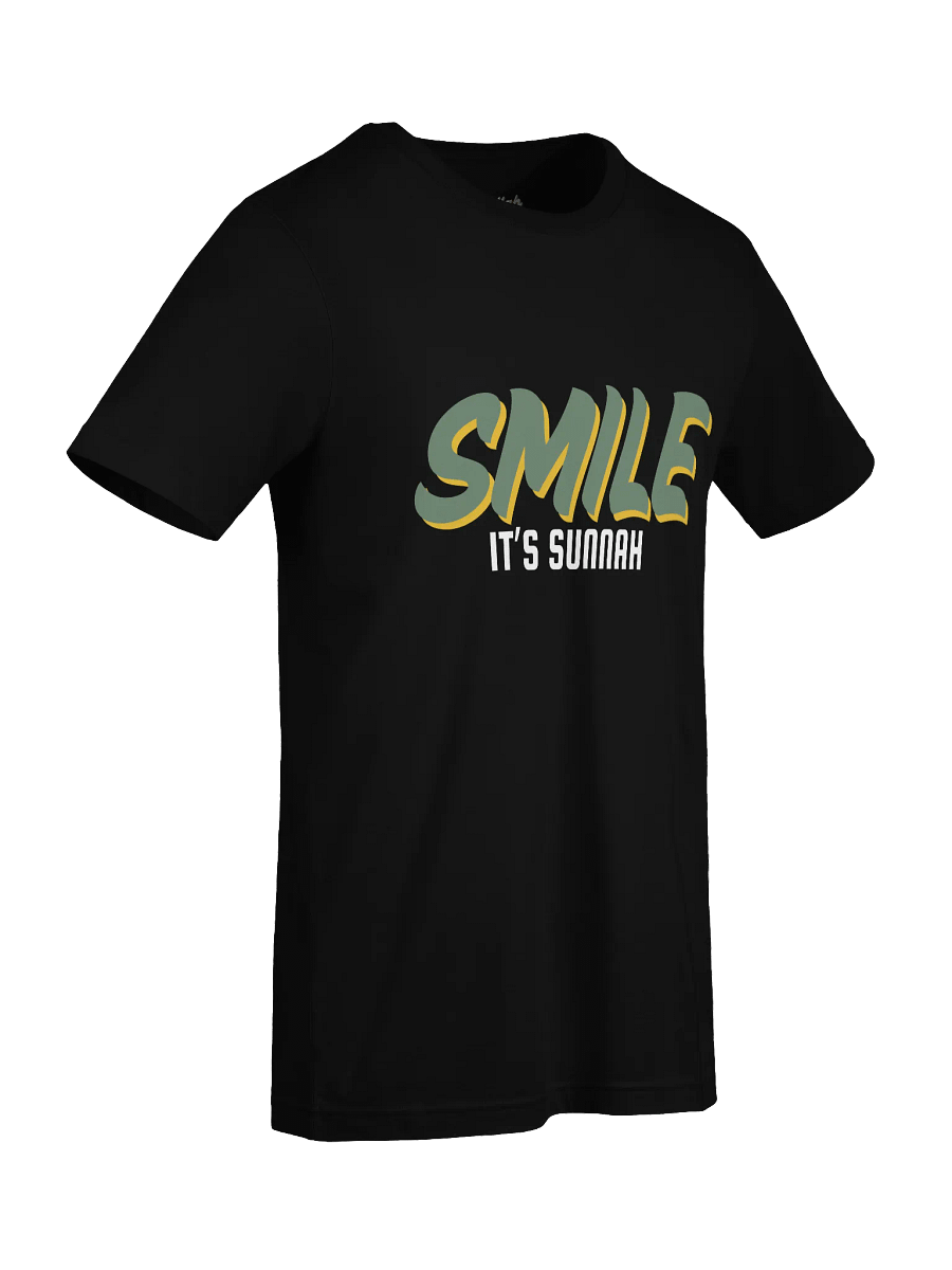 Dark "Smile It's Sunnah" T-Shirt in Muted Olive product image (3)