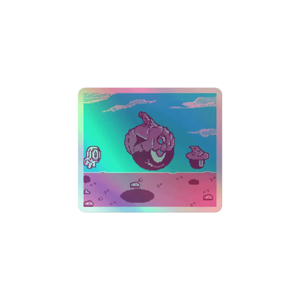 Spooky Eyes - Holographic Sticker product image (1)