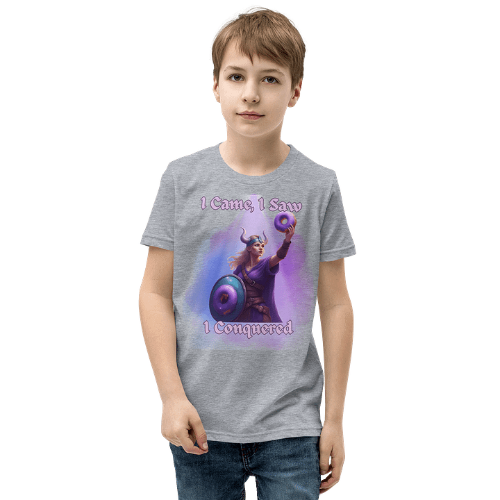 Female Viking Donut Warrior Youth T-Shirt product image (12)