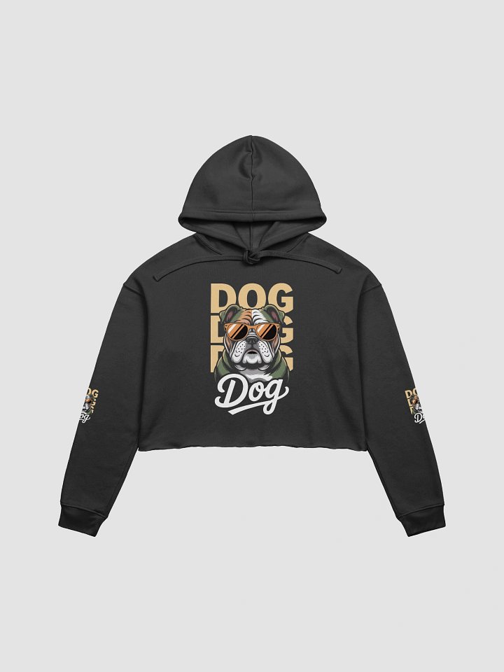Bulldog Vibes Crop Hoodie product image (5)