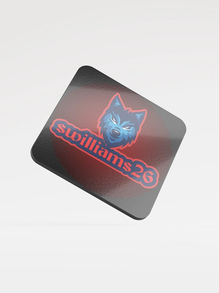 Wolf's Spirit Glossed Cork Coaster product image (1)