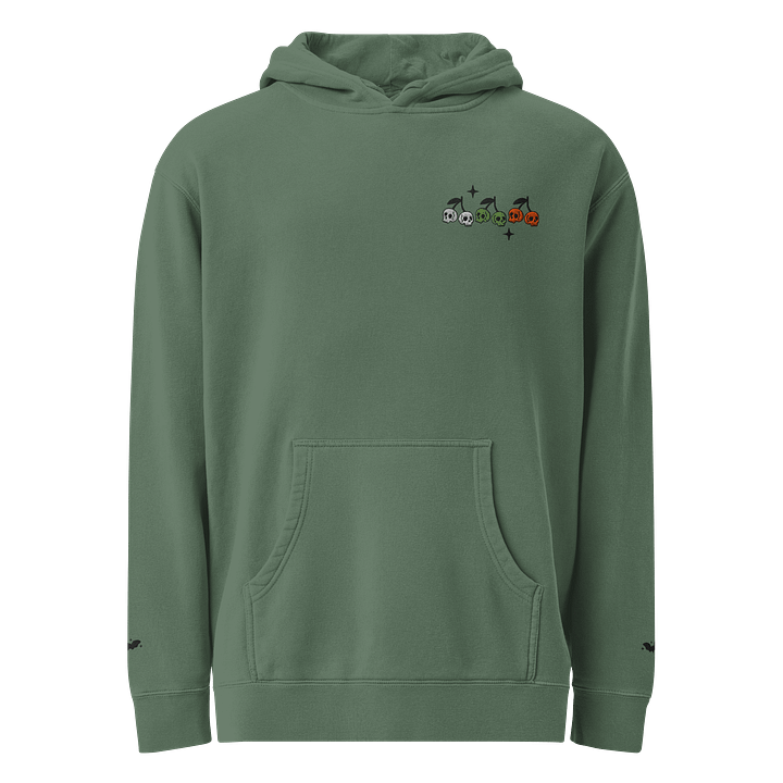skull cherries embroidered sweatsuit - top product image (4)