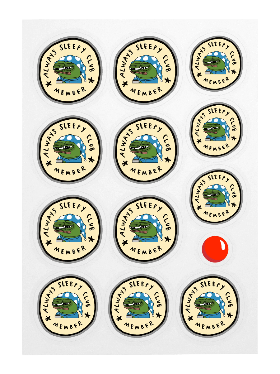 Always Sleepy Stickers product image (3)