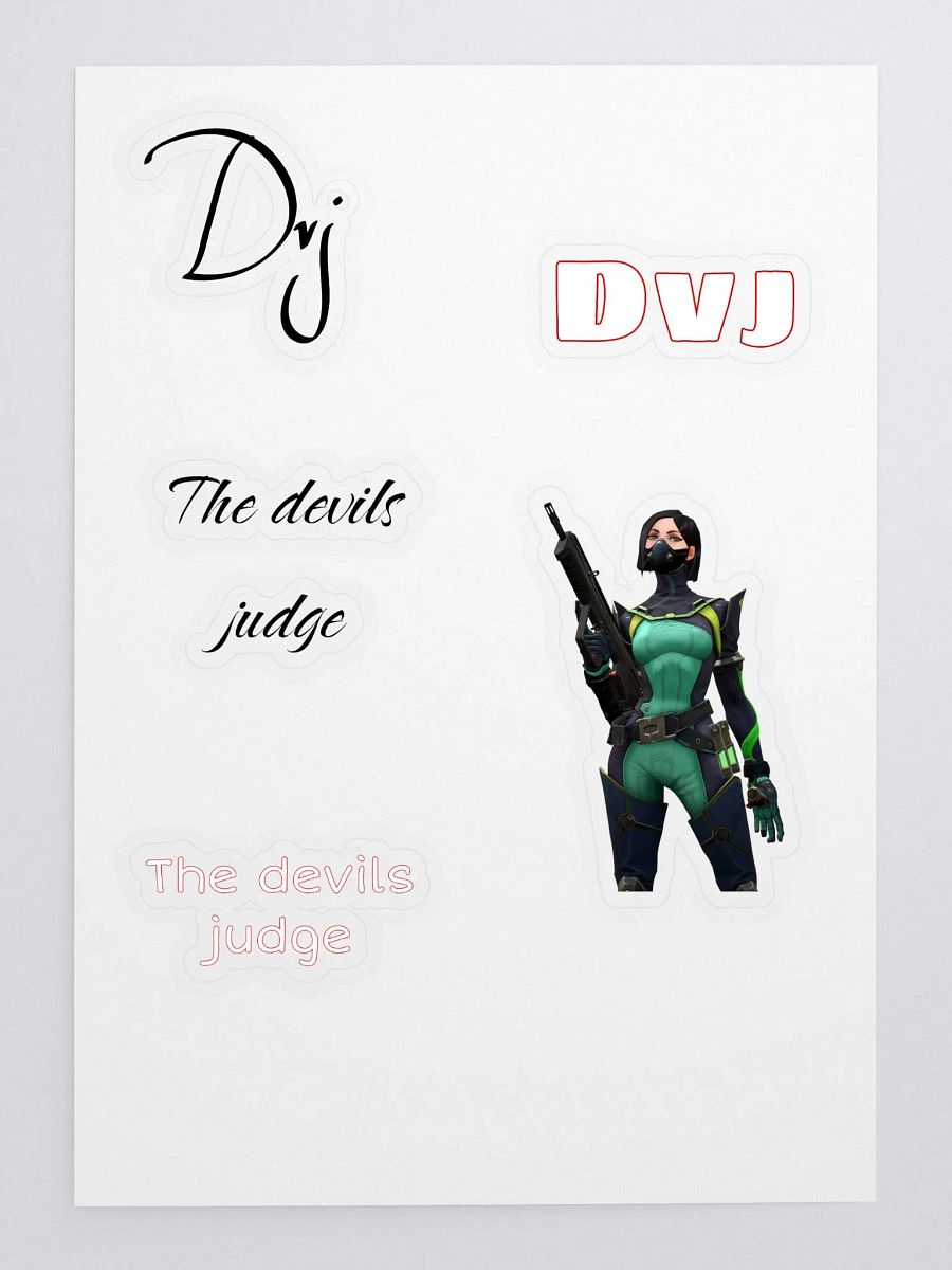 dvj, the devils judge and viper stickers product image (3)