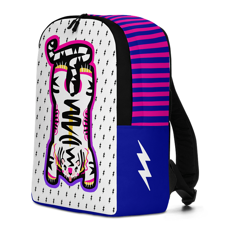 Pink & Blue Tiger Backpack - Electric Tiger Club product image (2)