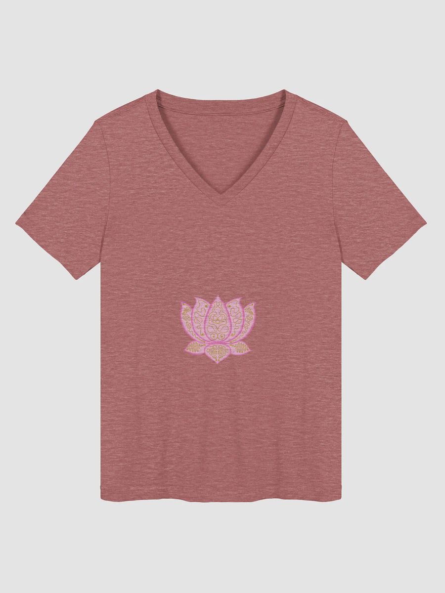 Lotus Blossom V-Neck Tee product image (3)