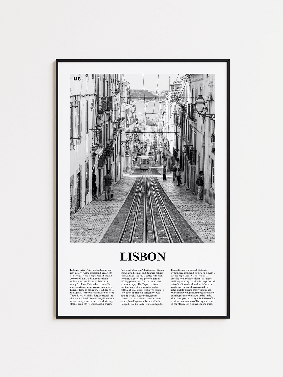 Lisbon 01 Newspaper Poster product image (1)