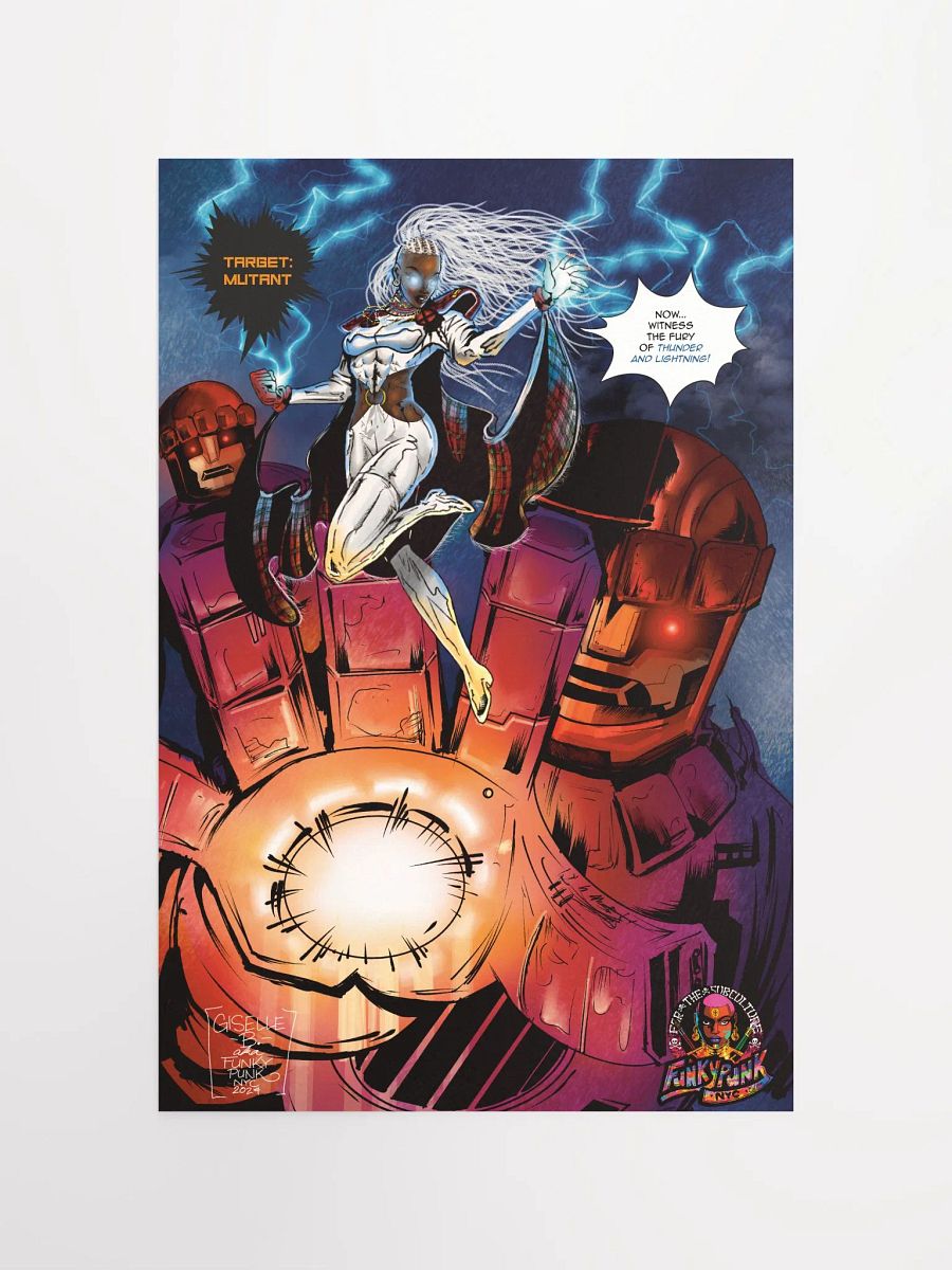 Massai Warrior Storm vs Sentinel Print product image (4)