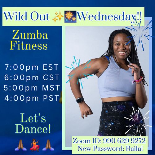 💙✨️ Happy Wednesday!!✨️💙 Last night's Zumbaholics was 🔥🔥🔥 Sorry I dropped the ball about posting about it. 😅 I am so ready to...