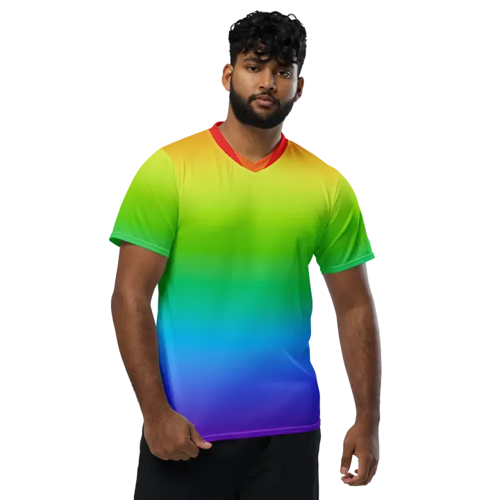 Rainbow Unisex Sport Jersey product image (1)