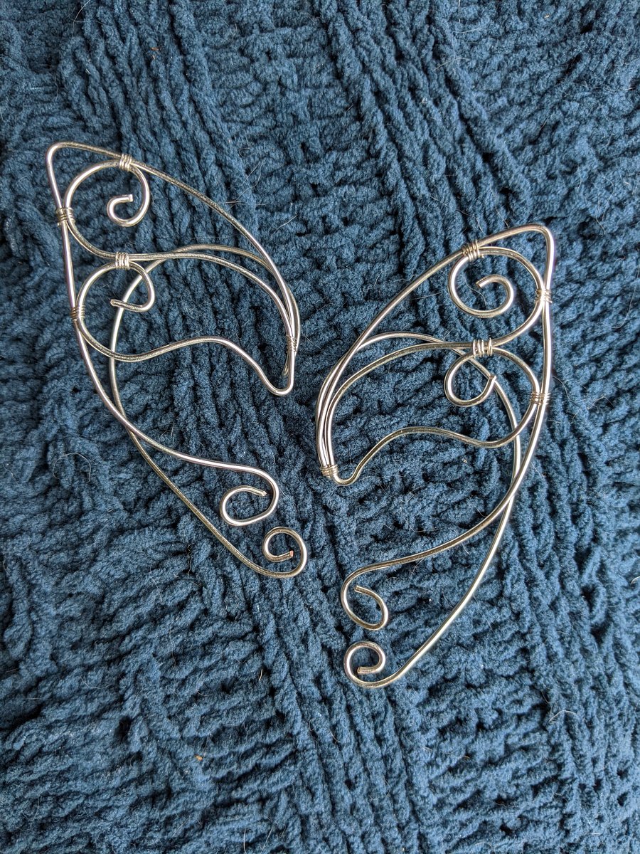 Wire Elf Ears - Standard Silver product image (1)