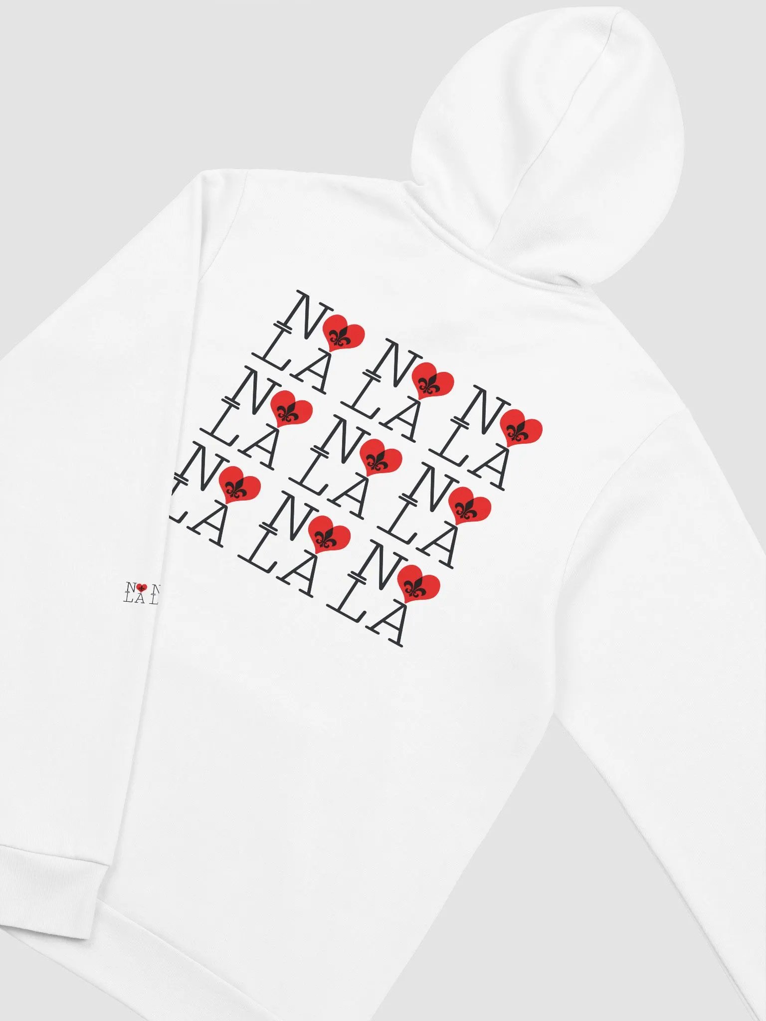 I LOVE NOLA **SUPERSOFT LEGACY HOODIE** (LEGACY BACK + SLEEVES) product image (4)