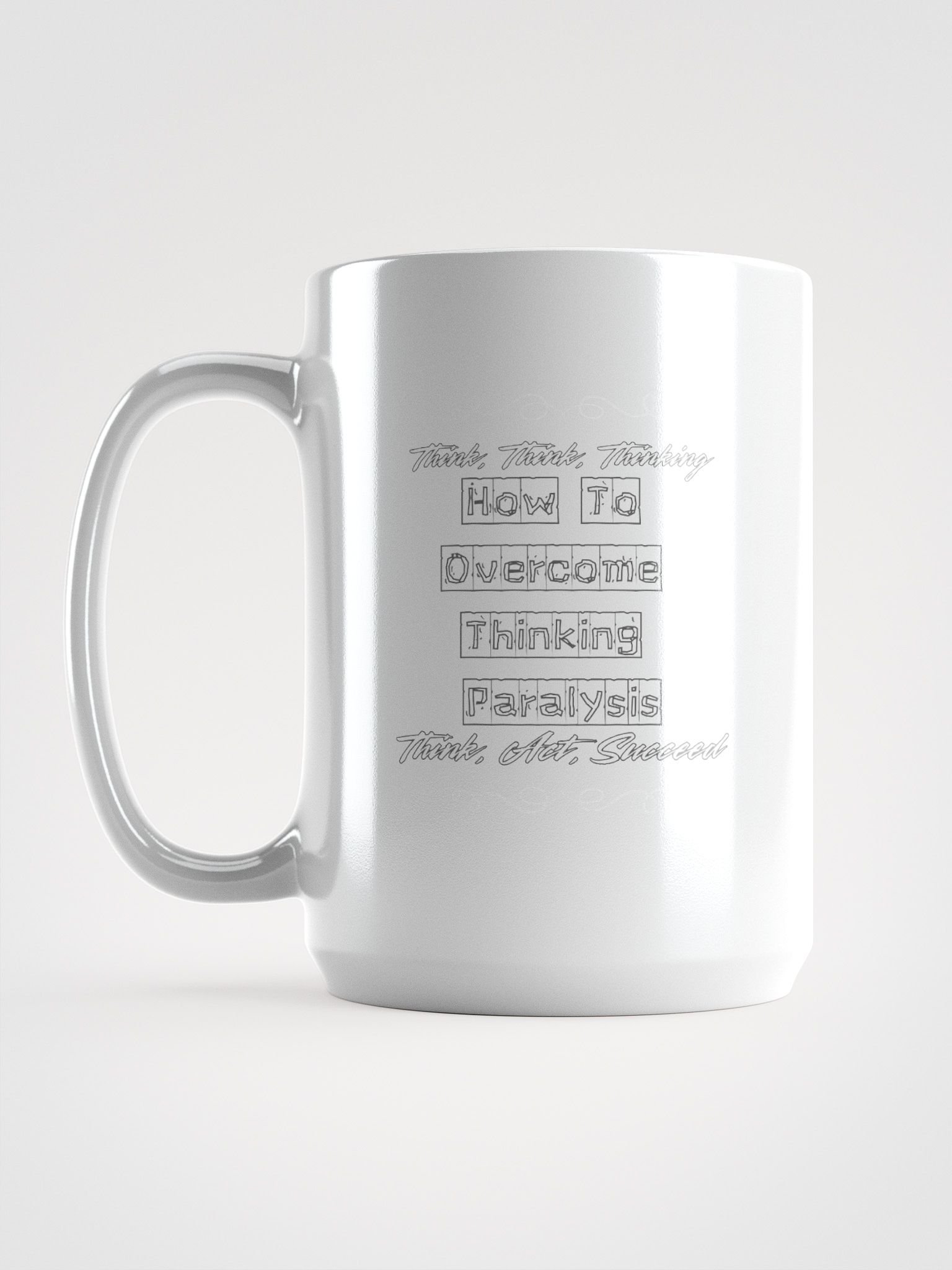 Motivational Script White Glossy Mug product image (1)