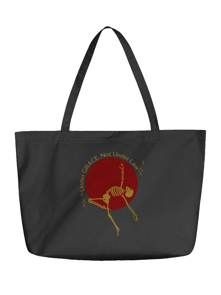 Under Grace, Not Under Law Skeleton Tote | กระเป๋าผ้าลดโลกร้อน product image (1)