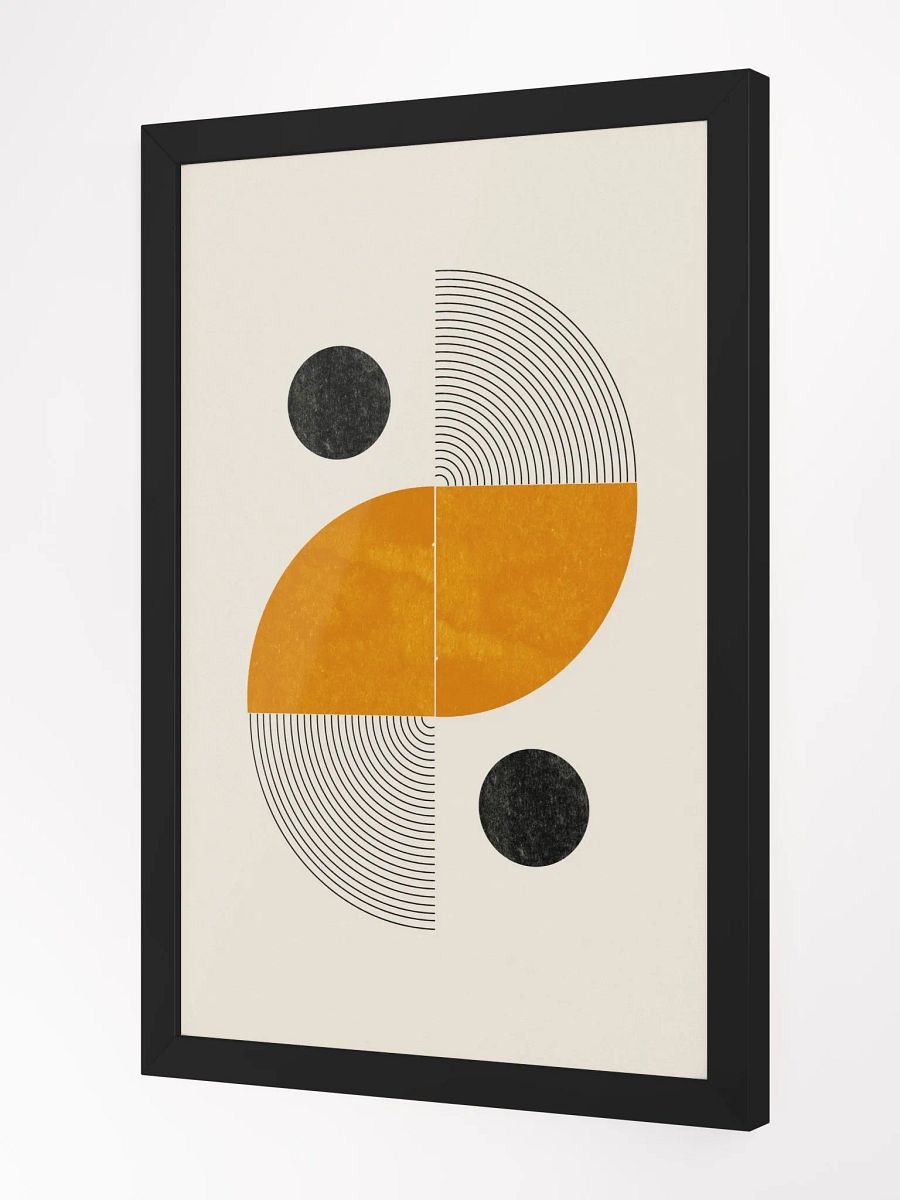 Geometric Harmony Framed Poster | Modern Abstract Art for a Sophisticated Space product image (3)