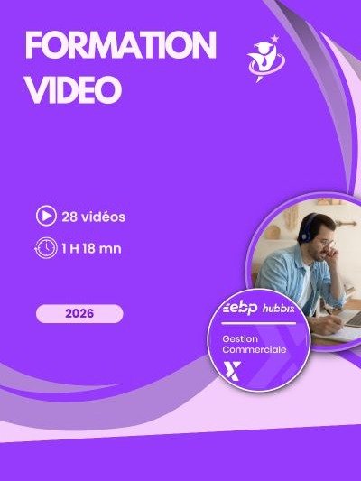 Formation vidéo EBP HUBBIX Gestion commerciale 2026 product image (1)
