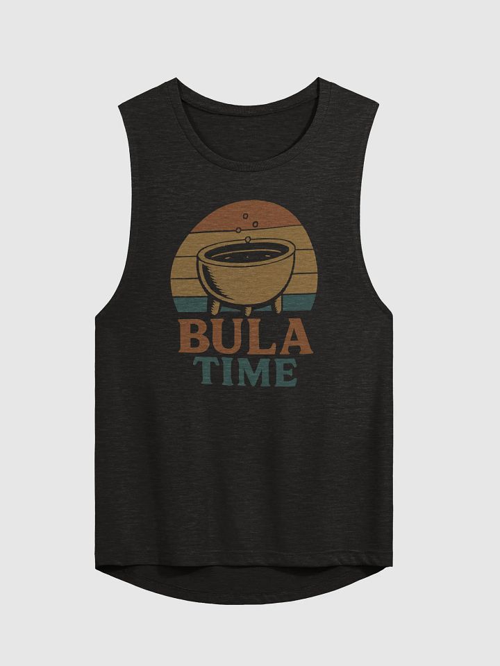Bula Time – Retro Kava Sunset Muscle Tank product image (1)