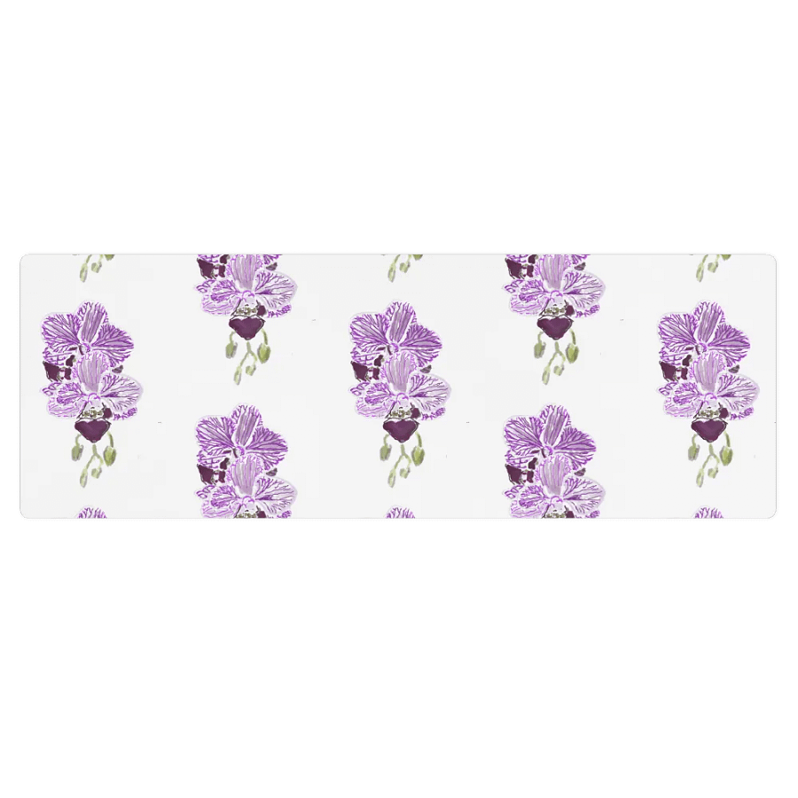 Miniaday Designs Purple Orchid Yoga Mat product image (1)