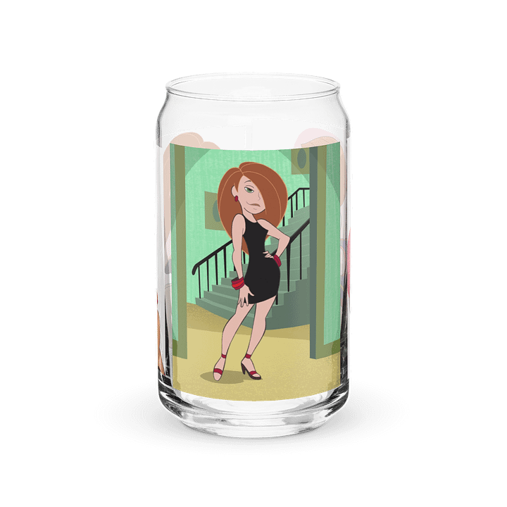 Kim Possible 16oz Glass can product image (2)