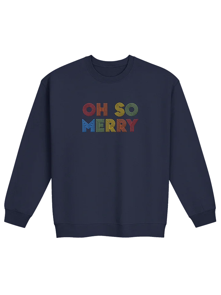 Oh So Merry Embroidered Sweatshirt product image (1)