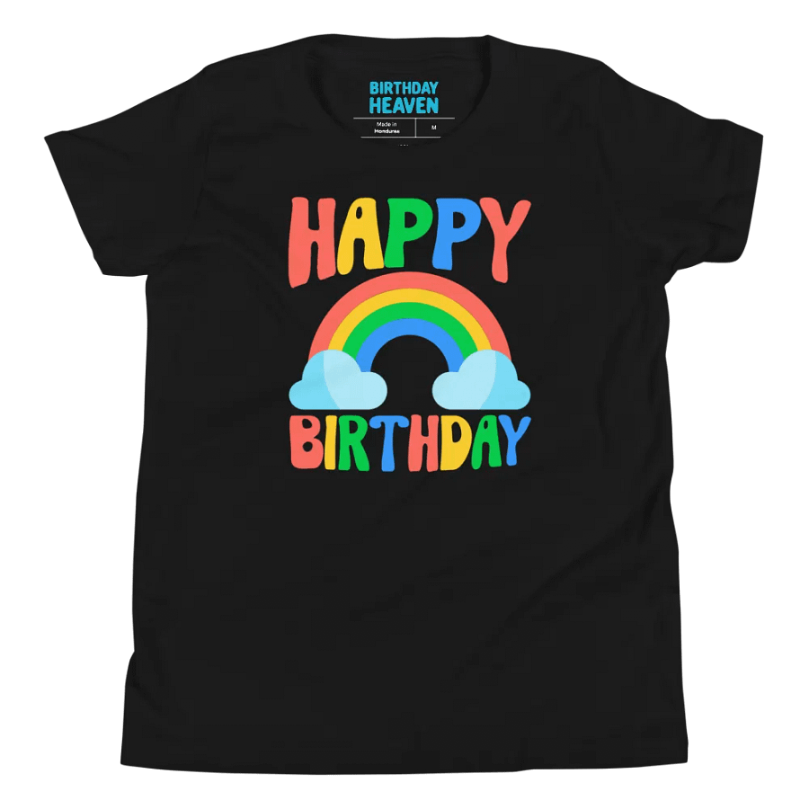 Happy Birthday (Rainbow) Kids T-Shirt product image (8)
