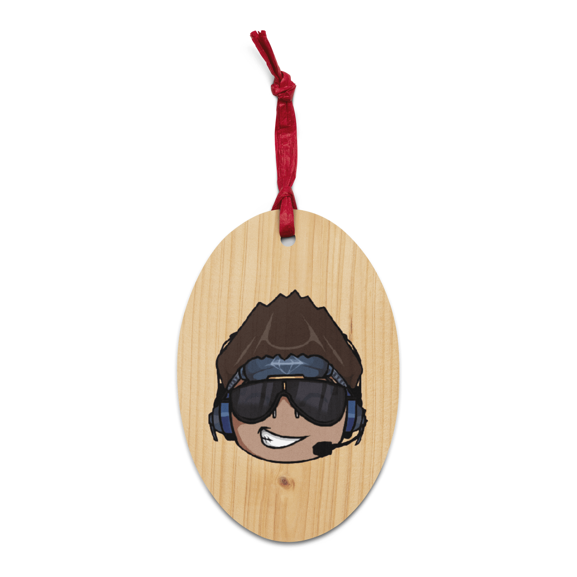 DarkSky Happy Emoji Wooden Ornament product image (1)