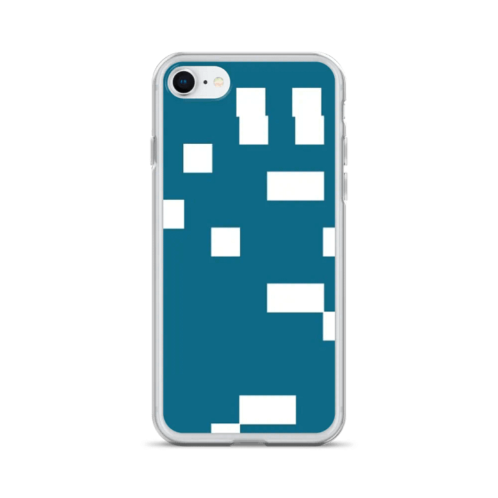 Pattern art 1 Teal Geometry iPhone® Case product image (24)