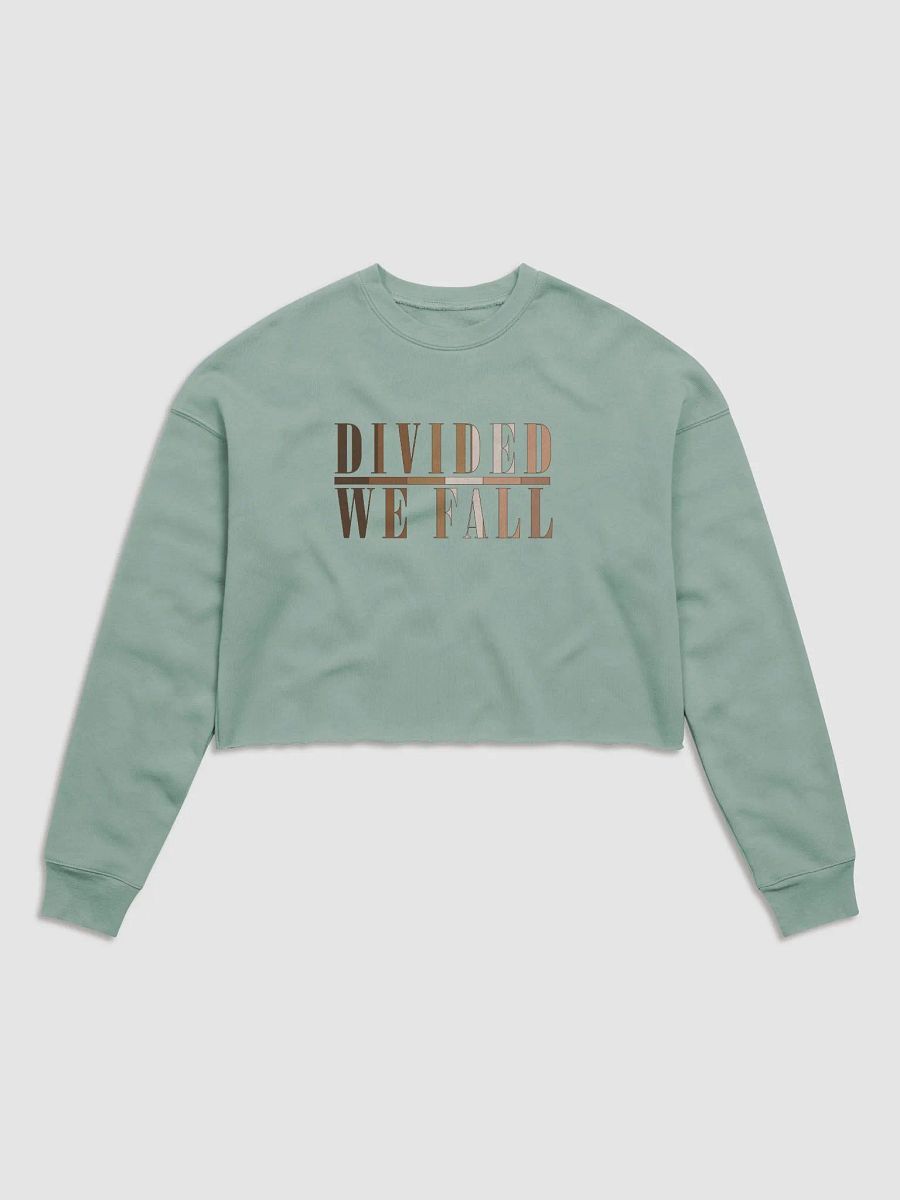Divided We Fall - Skin Colour Two - Bella+Canvas Women's Fleece Crop Sweatshirt product image (2)
