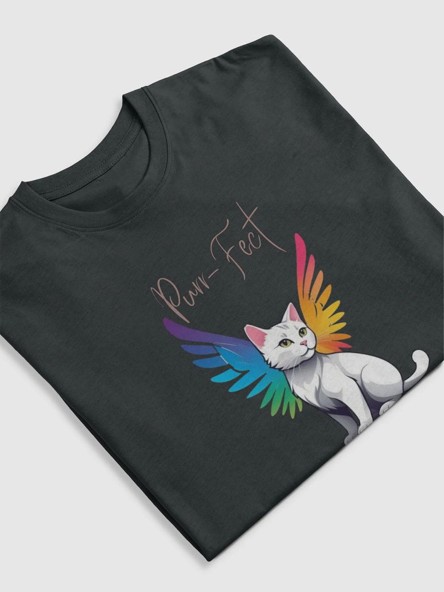 Purr-Fect Guardian Angel Cat Tee product image (5)