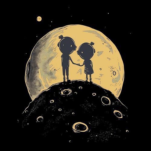 #moonlightromance #spaceexplorers #stargazers #celestiallove #outerspaceart #moonlitnight #astronomylovers #cosmicconnection ...