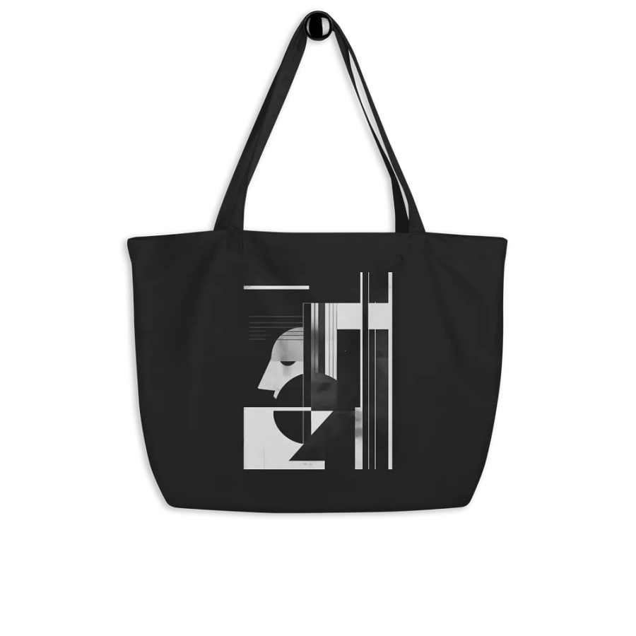 Abstract Persona 007 (Black) (Organic Cotton Tote) product image (4)