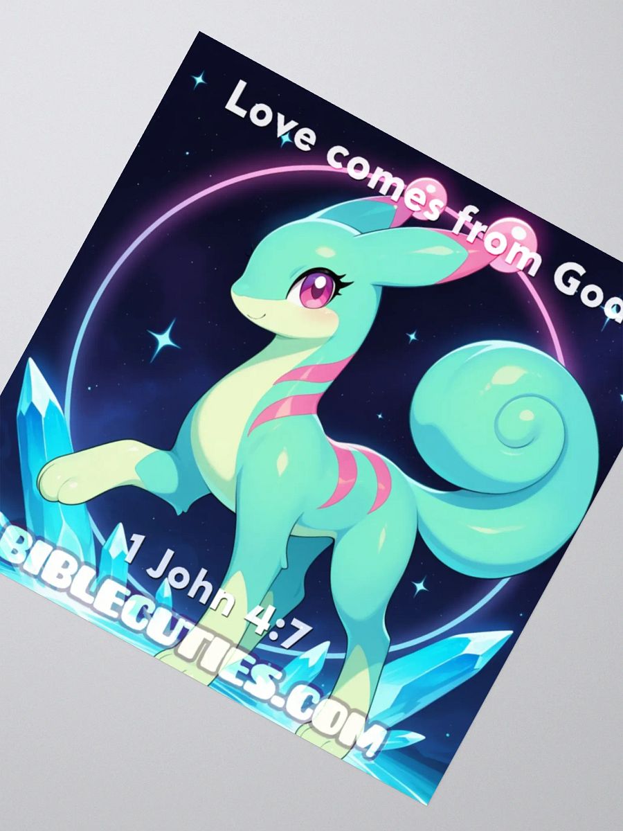 Bible Cuties Nova - Love comes from God Sticker product image (4)