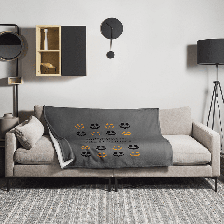 Shadow Grins Throw Blanket product image (2)