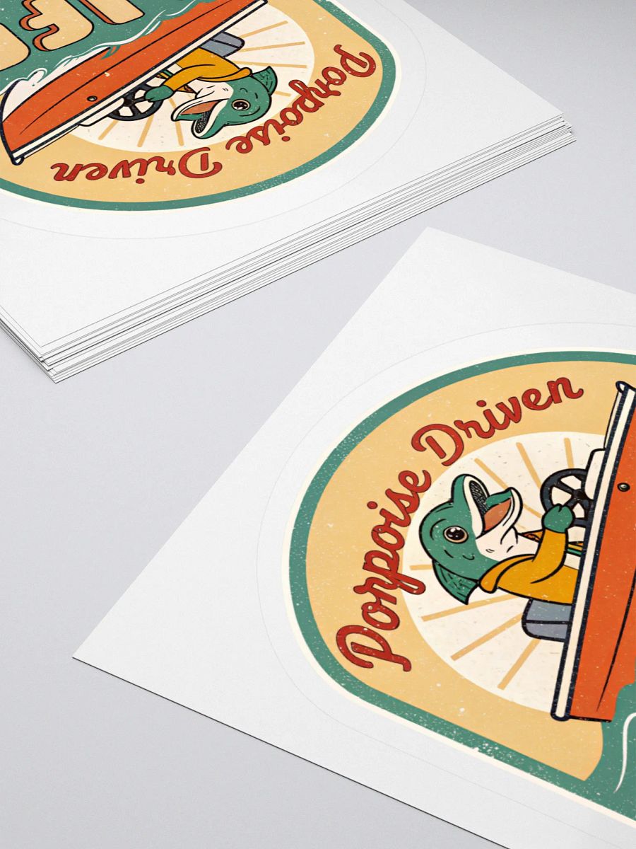 Porpoise Driven Life Vinyl Stickers product image (10)