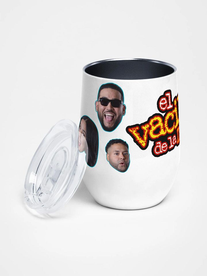 El Vacilón de la Mañana Wine Tumbler product image (2)