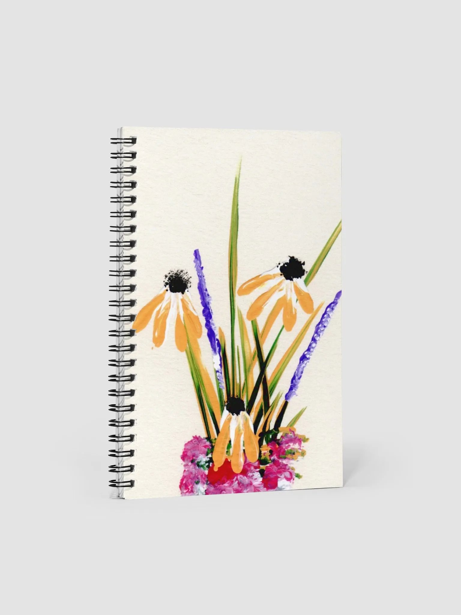 Daisy Floral Bliss Spiral Notebook product image (4)