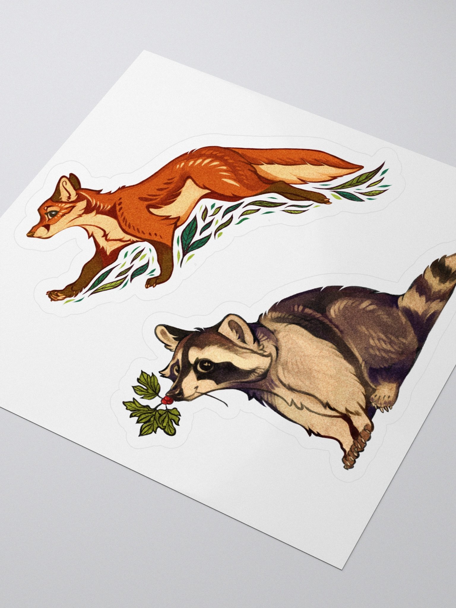Forest friends | Kiss-cut sticker sheet product image (3)