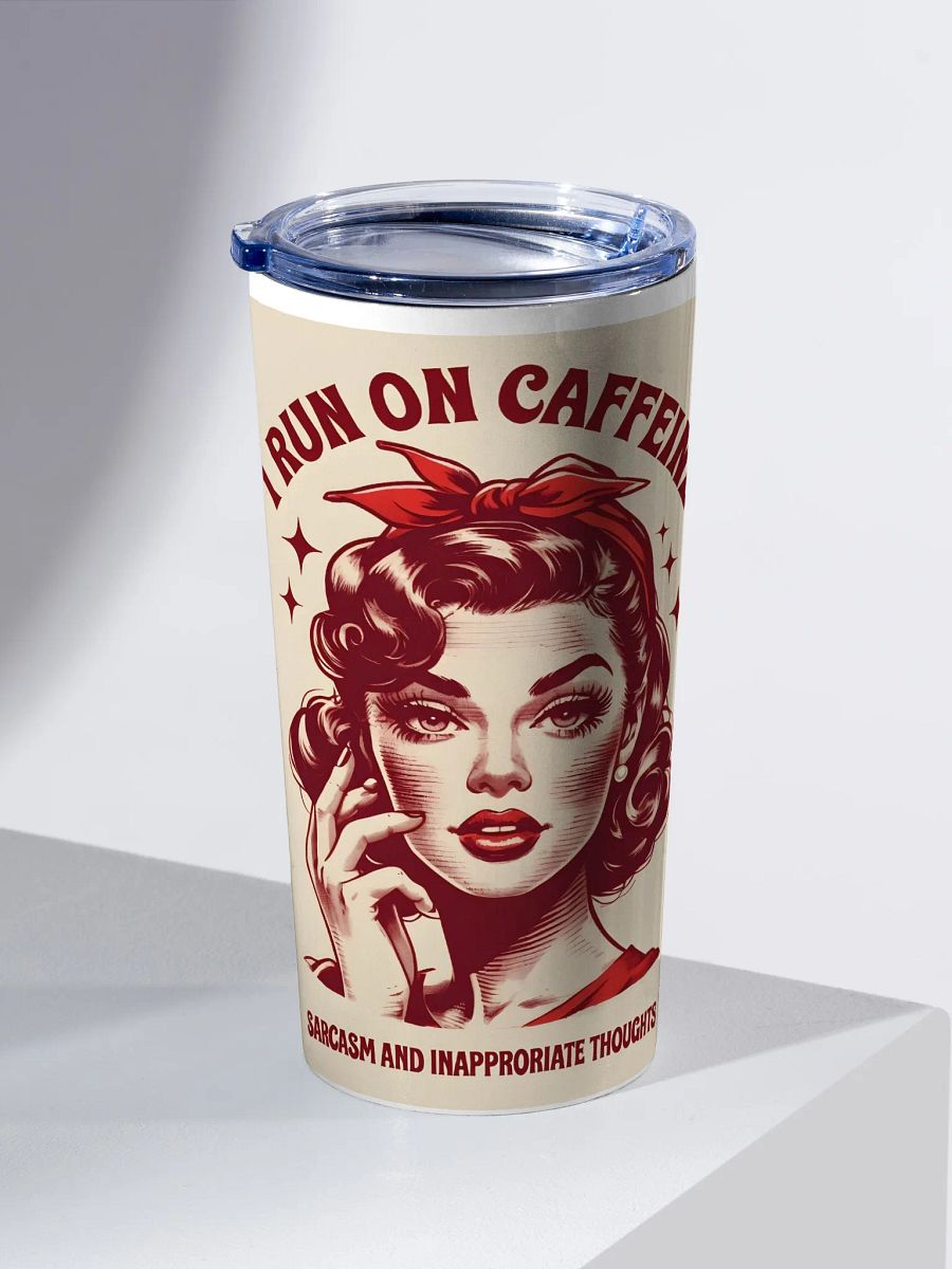 Retro Caffeine Lover Tumbler product image (2)