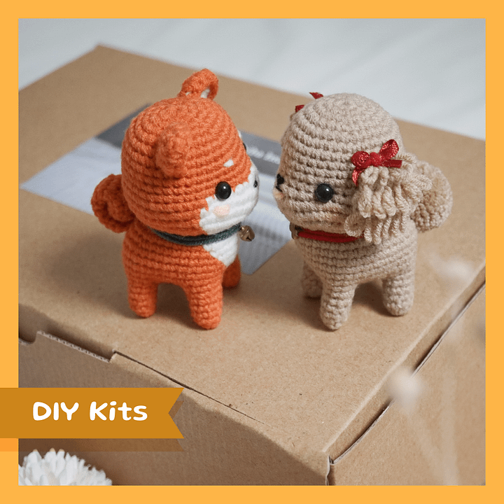 Shiba Inu and Poodle - DIY Crochet Kits product image (2)