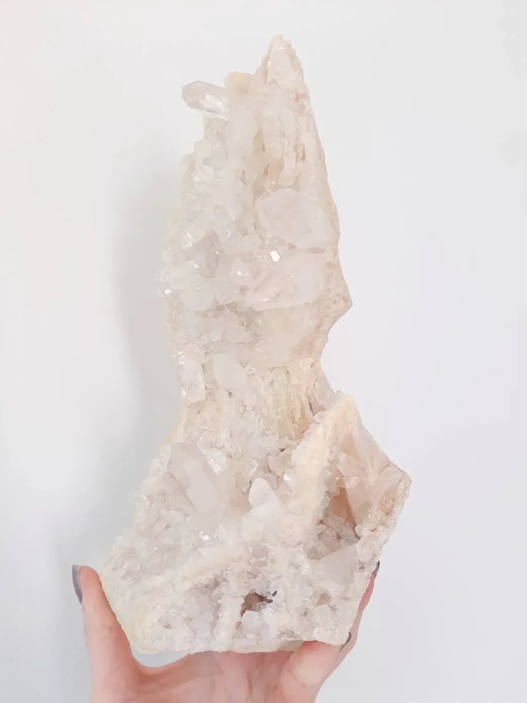 Pink Himalayan quartz cluster product image (5)