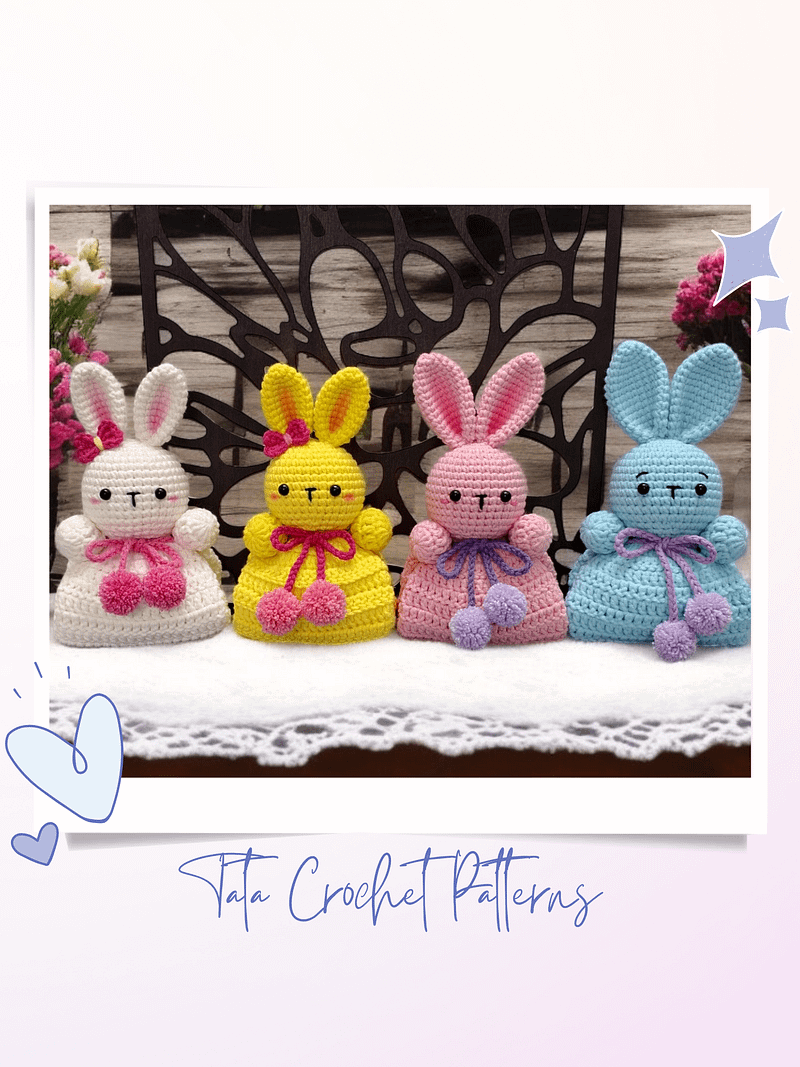 PDF Pattern - Crochet Bunny With A Surprise Gift