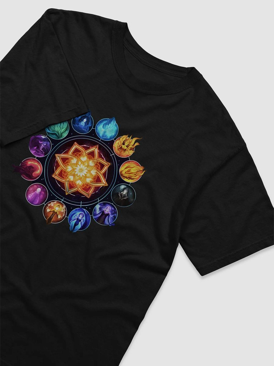 Twelve Chakra Energy Flow Mandala T-shirt design product image (14)