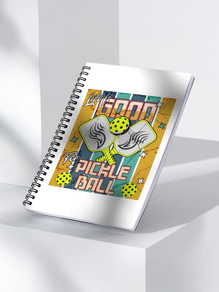 Life Is Good For Pickleball Vibrant Spiral Notebook product image (3)