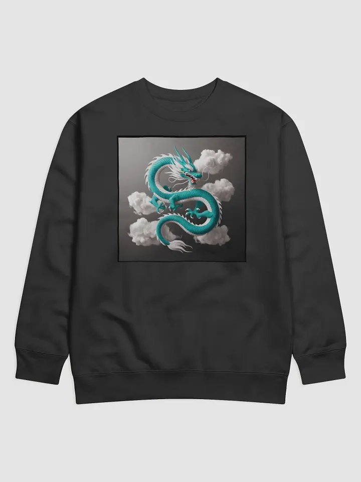 "Dragon's Fury: The Turquoise Chinese Dragon T-Shirt" product image (1)
