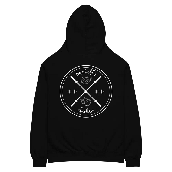 Barbells & Chicken X Emblem Unisex Hoodie product image (2)